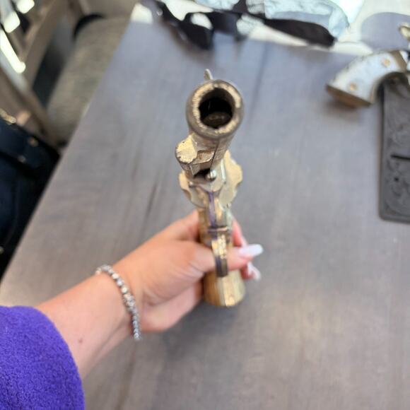 Lot of 2 VTG Cap Gun FANNER 50 GUN Shootin' Shell .45 Leather Holster MATTEL USA - Picture 16 of 16